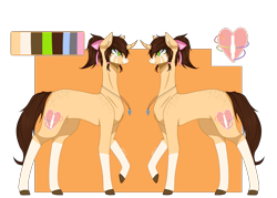 Size: 2341x1679 | Tagged: safe, artist:kat-the-true-kitkat, derpibooru import, oc, oc only, pony, unicorn, coat markings, colored hooves, duo, female, heart, horn, jewelry, mare, necklace, simple background, socks (coat marking), transparent background, unicorn oc