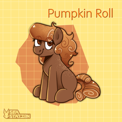 Size: 2000x2000 | Tagged: safe, artist:seasemissary, derpibooru import, oc, oc:pumpkin roll, earth pony, pony, female, mare, solo