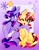 Size: 1455x1870 | Tagged: safe, artist:stacy_165cut, derpibooru import, sunset shimmer, twilight sparkle, twilight sparkle (alicorn), alicorn, pony, unicorn, duo, duo female, female, gradient background, horn, hug, looking at you, mare, one eye closed, open mouth, open smile, partially open wings, purple background, raised hoof, raised leg, simple background, sitting, smiling, smiling at you, stars, wings