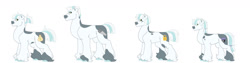 Size: 1280x320 | Tagged: safe, artist:itstechtock, derpibooru import, oc, oc only, oc:full till, oc:lock pin, oc:sawzall, oc:wire tap, pony, female, male, mare, quadruplets, siblings, simple background, stallion, twins, white background