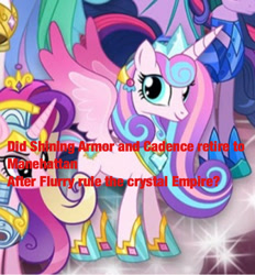 Size: 640x691 | Tagged: safe, derpibooru import, edit, princess cadance, princess celestia, princess flurry heart, shining armor, twilight sparkle, alicorn, pony, the last problem, female, gameloft, hoof shoes, mare, older, older flurry heart, older twilight, older twilight sparkle (alicorn), question