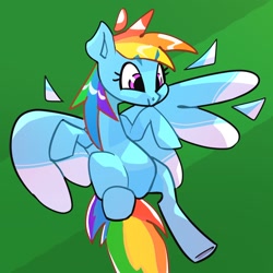 Size: 1792x1795 | Tagged: safe, artist:applephil, derpibooru import, rainbow dash, pegasus, pony, female, flying, mare, solo, spread wings, wings