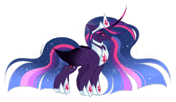 Size: 3000x1743 | Tagged: safe, artist:inspiredpixels, derpibooru import, midnight sparkle, twilight sparkle, twilight sparkle (alicorn), alicorn, pony, ponified, simple background, solo, transparent background