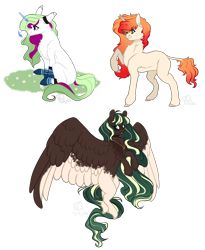 Size: 6370x7787 | Tagged: safe, artist:paliona, derpibooru import, oc, oc only, pegasus, pony, unicorn, absurd resolution, female, mare, simple background, transparent background