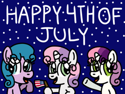 Size: 1024x768 | Tagged: safe, artist:danielthebrony57, derpibooru import, baby half note, sweetie belle, sweetie belle (g3), earth pony, pony, unicorn, g1, g3, g4, 4th of july, american flag, baby, baby hawwlf note, baby pony, clapping, cute, diasweetes, eye clipping through hair, female, filly, flag, foal, g1 to g4, g3 diasweetes, g3 to g4, generation leap, generational ponidox, generations, grin, holiday, open mouth, open smile, smiling, trio, underhoof, united states, waving