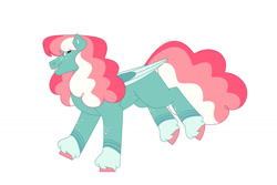 Size: 1280x854 | Tagged: safe, artist:itstechtock, derpibooru import, oc, oc:watermelon bublegum, pegasus, pony, female, mare, simple background, solo, white background