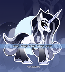 Size: 2137x2380 | Tagged: safe, artist:gkolae, derpibooru import, oc, oc only, pony, unicorn, ethereal mane, eyelashes, female, horn, mare, starry mane, unicorn oc, unshorn fetlocks