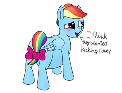 Size: 1345x1024 | Tagged: safe, artist:frilanka, derpibooru import, rainbow dash, pegasus, pony, belly, big belly, blushing, bow, butt, cute, dialogue, female, mare, plot, preggo dash, pregnant, request, simple background, solo, tail, tail bow, text, transparent background, wings