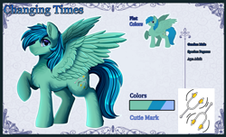 Size: 4152x2529 | Tagged: safe, artist:pridark, derpibooru import, oc, oc only, pegasus, pony, reference sheet, solo