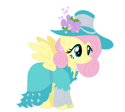 Size: 554x498 | Tagged: safe, artist:unicornsmile, derpibooru import, fluttershy, pegasus, pony, female, mare, simple background, solo, white background