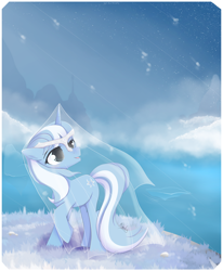 Size: 4000x4843 | Tagged: safe, artist:nnaly, derpibooru import, oc, oc only, oc:winter seraph, pony, unicorn, absurd resolution, jewelry, male, solo, stallion, veil