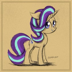 Size: 689x689 | Tagged: safe, derpibooru import, part of a set, starlight glimmer, pony, unicorn, female, sketch, solo