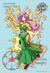 Size: 920x1328 | Tagged: safe, artist:traupa, derpibooru import, fluttershy, human, anime, anime style, fluttertree, humanized, jojo's bizarre adventure