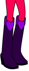 Size: 405x977 | Tagged: safe, artist:mixiepie, derpibooru import, oc, oc:charming heart, equestria girls, boots, high heel boots, legs, pictures of legs, shoes, simple background, solo