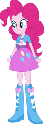 Size: 341x946 | Tagged: safe, derpibooru import, pinkie pie, equestria girls, boots, clothes, high heel boots, jacket, shirt, shoes, simple background, skirt, solo, transparent background