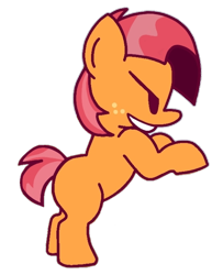 Size: 530x688 | Tagged: safe, alternate version, artist:rainbrony, derpibooru import, babs seed, earth pony, pony, friday night funkin', simple background, solo, transparent background