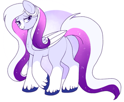 Size: 1259x1035 | Tagged: safe, artist:lulubell, derpibooru import, oc, oc only, oc:andromeda, pegasus, pony, butt, female, plot, simple background, solo, white background