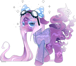 Size: 476x411 | Tagged: safe, artist:kawaiighetto, derpibooru import, oc, oc only, earth pony, pony, clothes, earth pony oc, goggles, mushroom, simple background, solo, transparent background