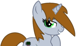 Size: 720x440 | Tagged: safe, artist:elementbases, artist:twilyisbestpone, derpibooru import, oc, oc only, oc:littlepip, pony, unicorn, fallout equestria, base used, bedroom eyes, female, flirting, hoof on chest, looking at you, mare, simple background, smiling, solo, transparent background