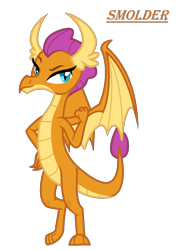 Size: 803x1119 | Tagged: safe, artist:hate-love12, derpibooru import, smolder, dragon, base used, dragoness, female, older, older smolder, simple background, solo, transparent background