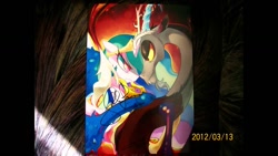 Size: 1280x720 | Tagged: safe, derpibooru import, discord, princess celestia, 2012, autograph, irl, john de lancie, misleading thumbnail, not what it looks like, photo, signature, youtube link