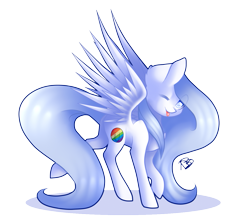 Size: 1185x1058 | Tagged: safe, artist:prettyshinegp, derpibooru import, oc, oc only, pegasus, pony, female, mare, one eye closed, pegasus oc, signature, simple background, solo, transparent background, wink