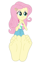 Size: 1468x2885 | Tagged: safe, artist:ilaria122, artist:selenaede, derpibooru import, edit, edited screencap, screencap, fluttershy, better together, equestria girls, i'm on a yacht, spring breakdown, barefoot, base, base used, clothes, cruise outfit, feet, female, fetish, flutterfeet, foot fetish, foot focus, geode of fauna, heel pop, magical geodes, not a vector, simple background, soles, solo, toes, transparent background, vector