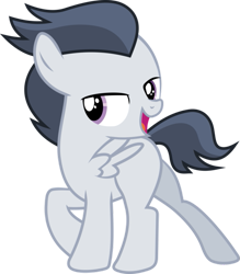 Size: 525x600 | Tagged: safe, artist:frownfactory, rumble, pegasus, pony, adorasexy, bedroom eyes, colt, cute, male, raised hoof, raised leg, sexy, simple background, solo, stupid sexy rumble, transparent background, vector