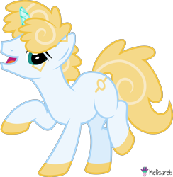 Size: 4000x4094 | Tagged: safe, artist:melisareb, derpibooru import, part of a set, pony, unicorn, .svg available, absurd resolution, crossover, kleptocorns, kune (kleptocorns), male, open mouth, raised hoof, raised leg, simple background, solo, stallion, transparent background, vector