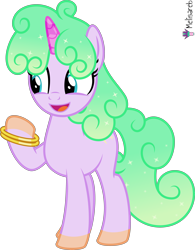 Size: 4000x5128 | Tagged: safe, artist:melisareb, derpibooru import, part of a set, pony, unicorn, .svg available, absurd resolution, bracelet, crossover, female, gradient mane, gradient tail, jewelry, kleptocorns, mare, open mouth, paku, simple background, solo, tail, transparent background, vector