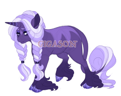 Size: 2900x2300 | Tagged: safe, artist:gigason, derpibooru import, oc, oc only, oc:shining star, pony, unicorn, female, magical lesbian spawn, mare, obtrusive watermark, offspring, parent:starlight glimmer, parent:trixie, parents:startrix, simple background, solo, transparent background, unshorn fetlocks, watermark