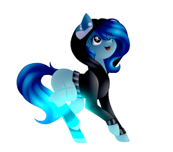 Size: 1600x1400 | Tagged: safe, alternate version, artist:prettyshinegp, derpibooru import, oc, oc only, earth pony, pony, :d, background removed, clothes, earth pony oc, hoodie, looking up, open mouth, open smile, signature, simple background, smiling, solo, transparent background, wingding eyes