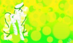 Size: 1280x750 | Tagged: safe, artist:prettyshinegp, derpibooru import, oc, oc only, earth pony, pony, abstract background, earth pony oc, female, mare, raised hoof, raised leg, solo