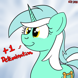 Size: 2000x2000 | Tagged: safe, artist:dafiltafish, derpibooru import, lyra heartstrings, pony, unicorn, atg 2022, misspelling, newbie artist training grounds, text