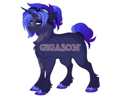Size: 2900x2300 | Tagged: safe, artist:gigason, derpibooru import, oc, oc only, oc:penny drop, pony, unicorn, female, magical gay spawn, mare, obtrusive watermark, offspring, parent:doctor whooves, parent:hoo'far, simple background, solo, transparent background, watermark