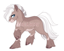 Size: 2900x2300 | Tagged: safe, artist:gigason, derpibooru import, oc, oc only, oc:treasure chest, earth pony, pony, male, obtrusive watermark, offspring, parent:double diamond, parent:rare find, simple background, solo, stallion, transparent background, watermark