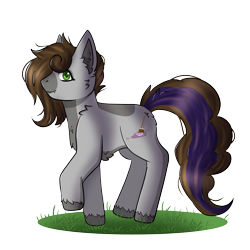 Size: 3496x3496 | Tagged: safe, artist:sushi-chan, derpibooru import, oc, oc only, oc:cj vampire, earth pony, pony, grass, simple background, solo, transparent background, walking