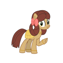 Size: 1280x1281 | Tagged: safe, artist:chanyhuman, derpibooru import, yona, earth pony, pony, she's all yak, aladdin, clothes, cosplay, costume, female, full body, hooves, mare, ponified, pony yona, prince ali, raised hoof, raised leg, simple background, smiling, solo, species swap, standing, transparent background, vector