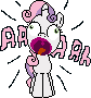 Size: 84x90 | Tagged: safe, artist:color anon, derpibooru import, sweetie belle, pony, unicorn, /mlp/, 4chan, female, filly, foal, pixel art, simple background, solo, sweetie derelle, transparent background