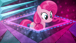 Size: 3840x2160 | Tagged: safe, artist:anime-equestria, artist:laszlvfx, derpibooru import, edit, pinkie pie, pony, alternate hairstyle, solo, wallpaper, wallpaper edit