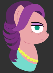 Size: 629x862 | Tagged: safe, artist:realgero, derpibooru import, spoiled rich, earth pony, pony, angry, gray background, looking at you, simple background, solo