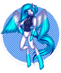 Size: 2000x2400 | Tagged: safe, artist:digitaldrawingmachine, derpibooru import, oc, oc only, anthro, pegasus, pony, clothes, punk, simple background, solo, transparent background