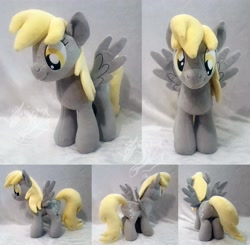 Size: 4096x4009 | Tagged: safe, artist:fire-topaz, derpibooru import, derpy hooves, pony, irl, photo, plushie, solo