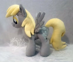 Size: 3526x2988 | Tagged: safe, artist:fire-topaz, derpibooru import, derpy hooves, pony, irl, photo, plushie, solo