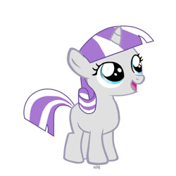 Size: 800x800 | Tagged: safe, artist:haylincita, derpibooru import, twilight velvet, pony, unicorn, 2012, cute, female, filly, filly twilight velvet, foal, horn, show accurate, simple background, vector, white background