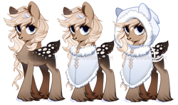 Size: 1161x688 | Tagged: safe, artist:dammmnation, derpibooru import, oc, oc only, deer, deer pony, original species, pony, base used, chest fluff, clothes, simple background, solo, transparent background, unshorn fetlocks