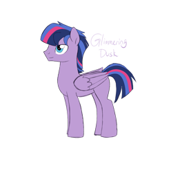 Size: 1291x1304 | Tagged: safe, artist:alicemaple, derpibooru import, edit, oc, oc only, oc:glimmering dusk, pegasus, pony, cropped, male, offspring, parent:flash sentry, parent:twilight sparkle, parents:flashlight, simple background, stallion, transparent background