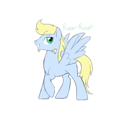 Size: 1444x1479 | Tagged: safe, artist:alicemaple, derpibooru import, edit, oc, oc only, oc:razor russet, pegasus, pony, cropped, facial hair, goatee, grin, male, muttonchops, offspring, parent:applejack, parent:soarin', parents:soarinjack, simple background, smiling, solo, stallion, transparent background