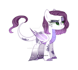 Size: 1280x1140 | Tagged: safe, artist:alinabrony-29, artist:httptypicalrose, derpibooru import, oc, oc only, oc:strygmer claire, dracony, hybrid, base used, deviantart watermark, interspecies offspring, obtrusive watermark, offspring, parent:rarity, parent:spike, parents:sparity, simple background, solo, transparent background, watermark