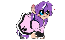 Size: 1920x1200 | Tagged: safe, artist:brainiac, derpibooru import, oc, oc:reverie, fallout equestria, fallout equestria:all things unequal (pathfinder), female, filly, foal, mare, simple background, solo, transparent background